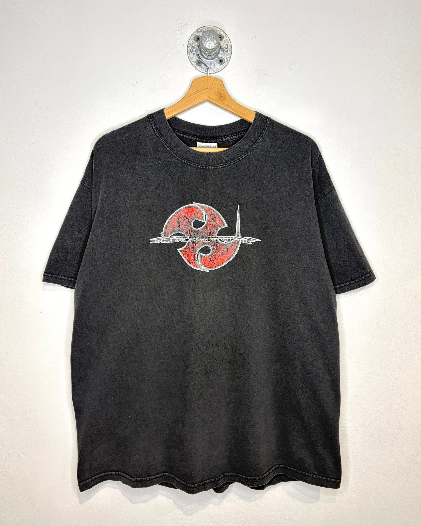 Vintage Y2K Krafty Faded Black Tee Shirt