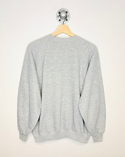 Vintage 80s Scottish Gliding Union Grey Raglan Crewneck Sweatshirt