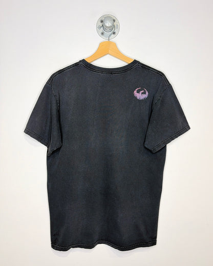 Vintage 2000s Dragon Faded Black Tee Shirt