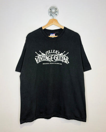 2000s Fuller’s Vintage Guitar Black Tee Shirt