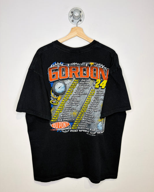 2010 Jeff Gordon NASCAR Black Tee Shirt
