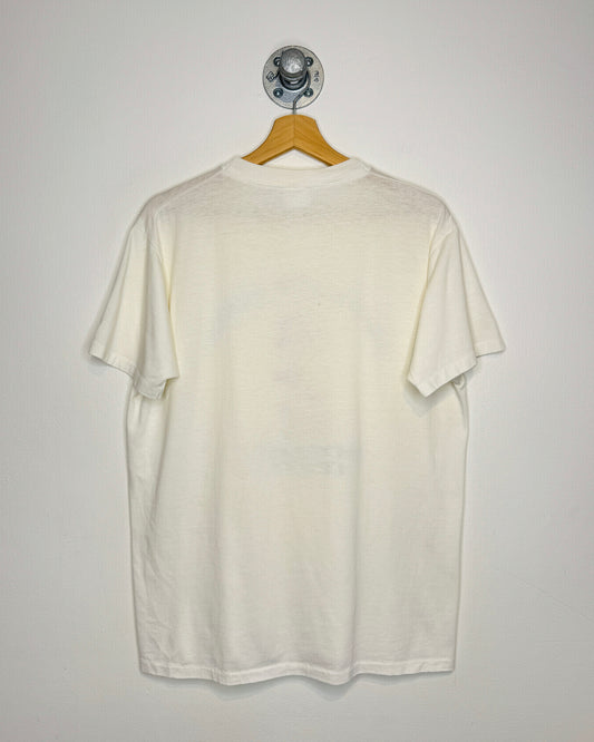 Vintage 90s Gold’s Tournament Champs Paper Thin White Tee Shirt