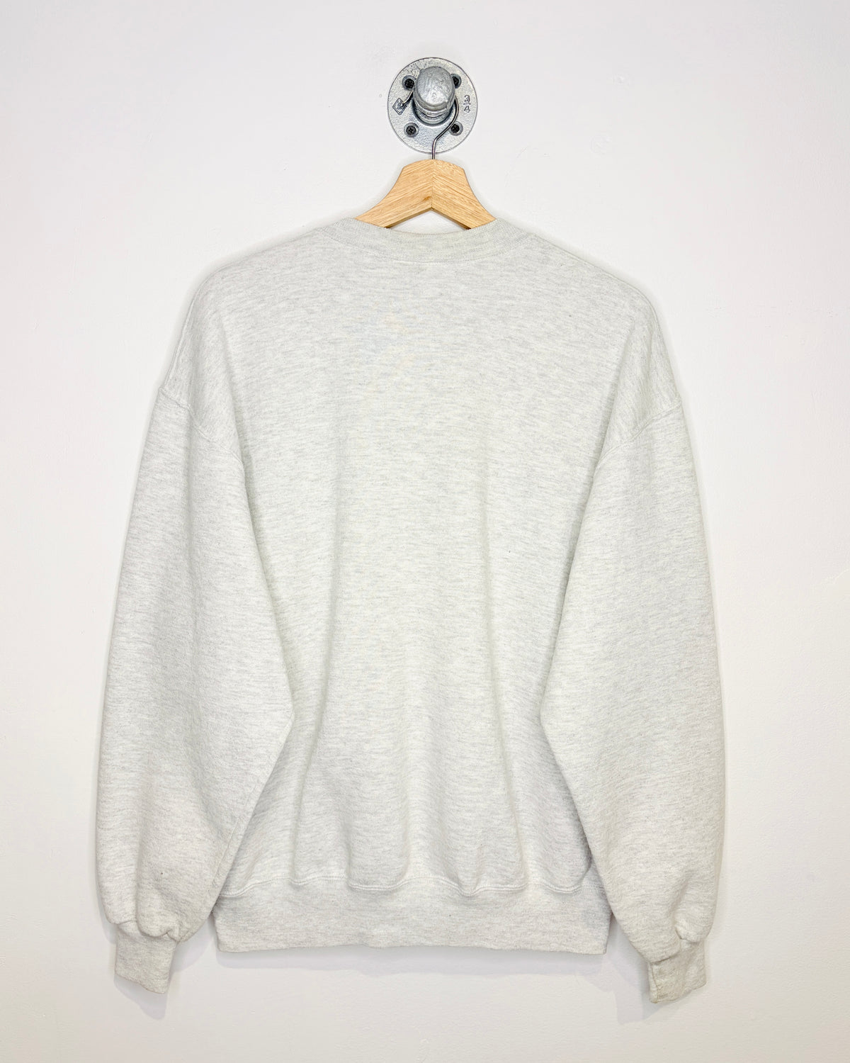 Vintage 90s Maple Grove Red Dragons Ash Grey Crewneck Sweatshirt
