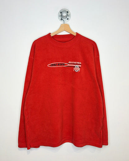 Vintage Starter Ohio State Buckeyes Red Fleece Sweatshirt