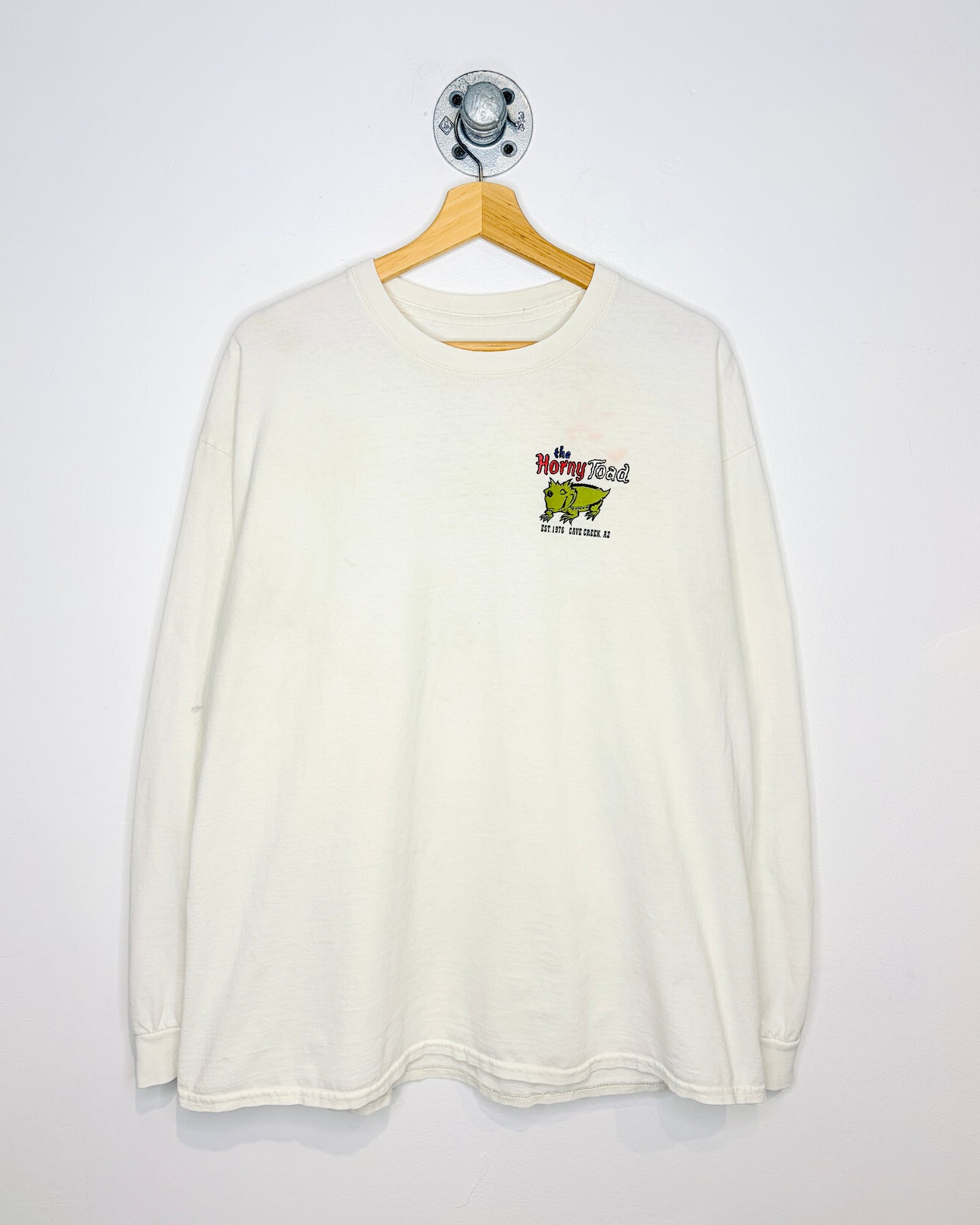 2000s The Horny Toad Cave Creek AZ White Longsleeve Shirt