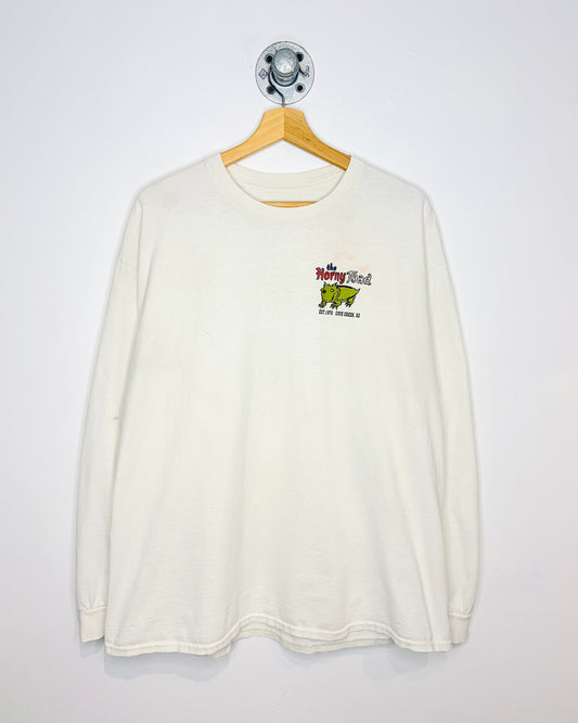 2000s The Horny Toad Cave Creek AZ White Longsleeve Shirt