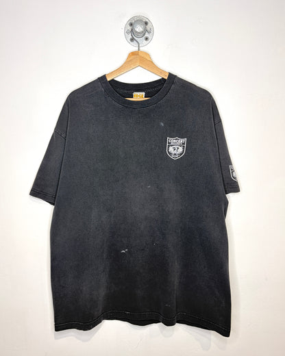 Vintage Concert Security Faded Black Tee Shirt