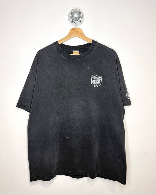 Vintage Concert Security Faded Black Tee Shirt
