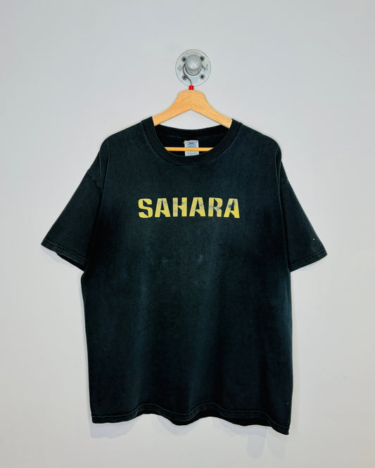 Vintage 2000s Sahara Faded Black Tee Shirt