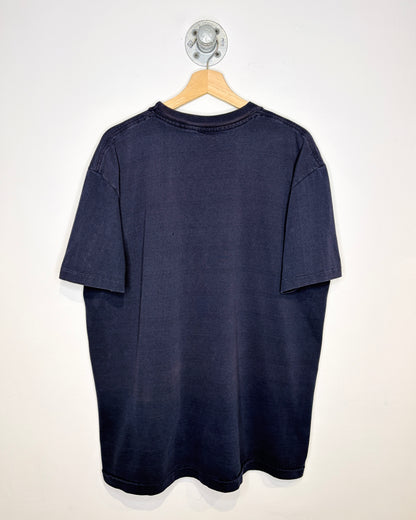 Vintage 90s Roots Canada Navy Tee Shirt