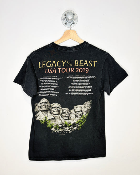 Iron Maiden Legacy Of The Beast Tour Black Tee Shirt