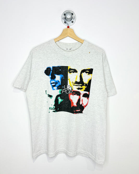 Vintage 1997 U2 Pop Mart World Tour Tee Shirt