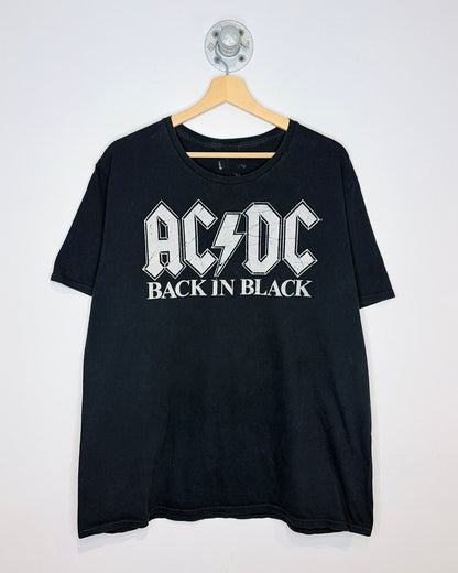 AC/DC Back In Black Band Tee Shirt