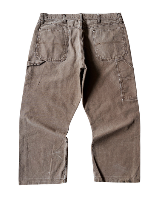 Vintage Rustler Faded Brown Baggy Carpenter Pants