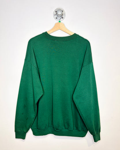 Vintage 1990s My Own Attitude Green Crewneck Sweatshirt