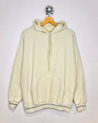 Vintage 90s Boxy Blank Tan Cotton Hoodie