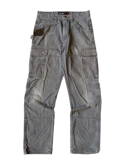 Vintage Wrangler Faded Grey Ripstop Cargo Pants