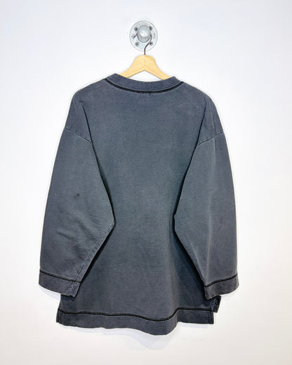 Vintage 1990s Mickey & Co. Faded Black Crewneck Sweatshirt