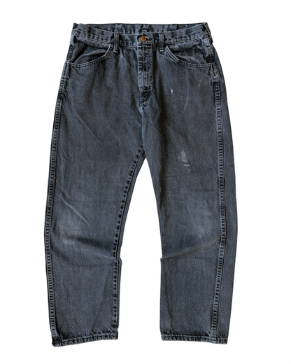 Vintage Rustler Faded Black Straight Leg Jeans