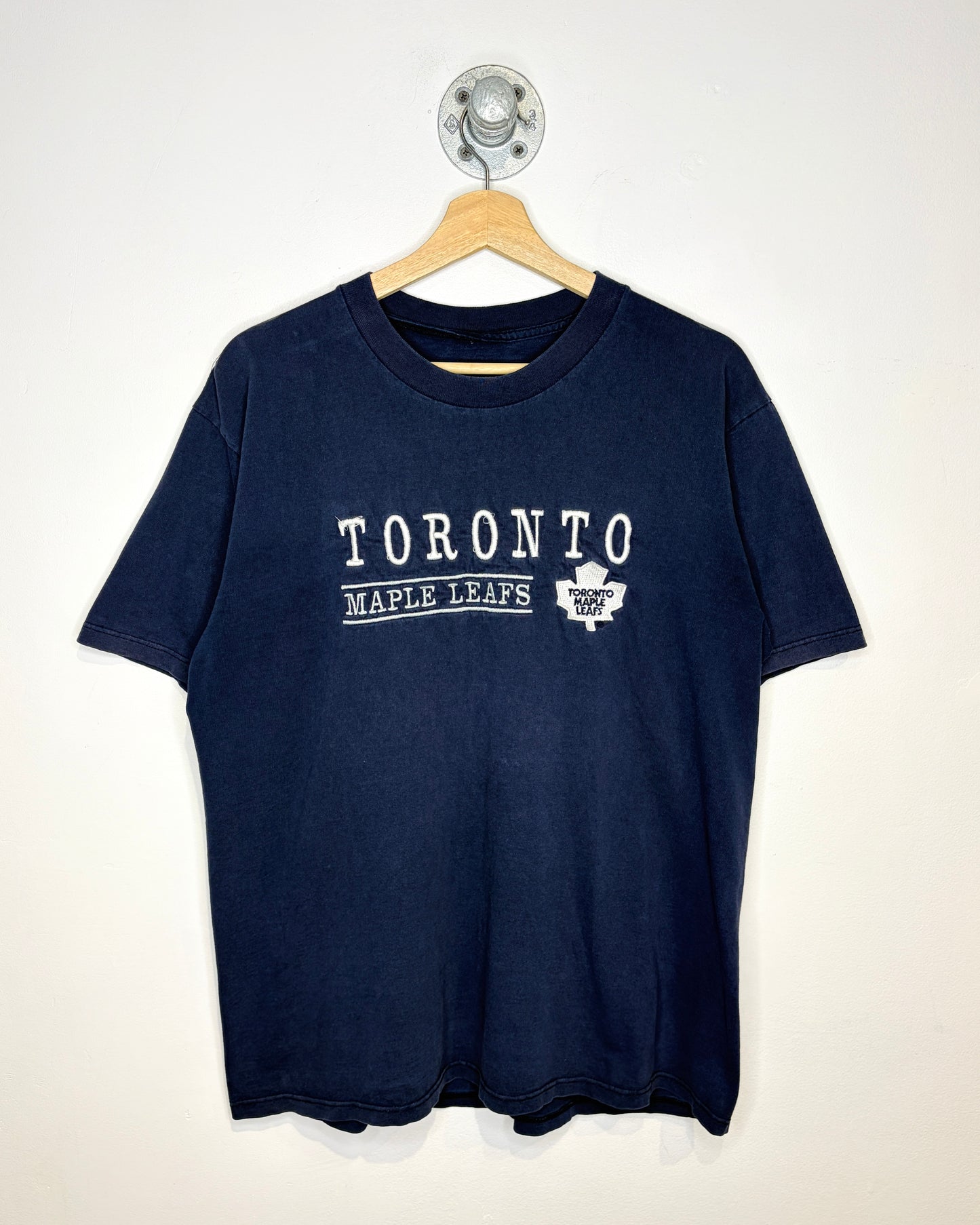 Vintage 1990s Toronto Maple Leafs Navy Tee Shirt