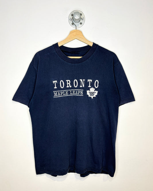 Vintage 1990s Toronto Maple Leafs Navy Tee Shirt