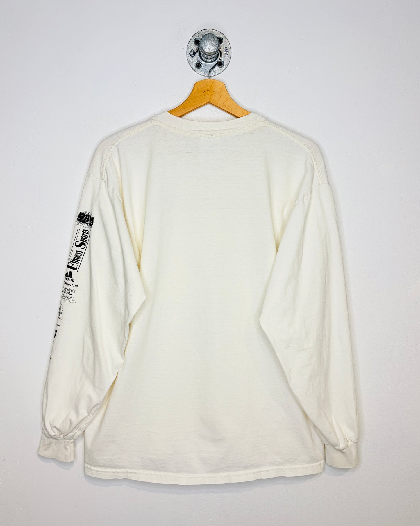 Vintage 1999 Living History Farms Race White Longsleeve Shirt