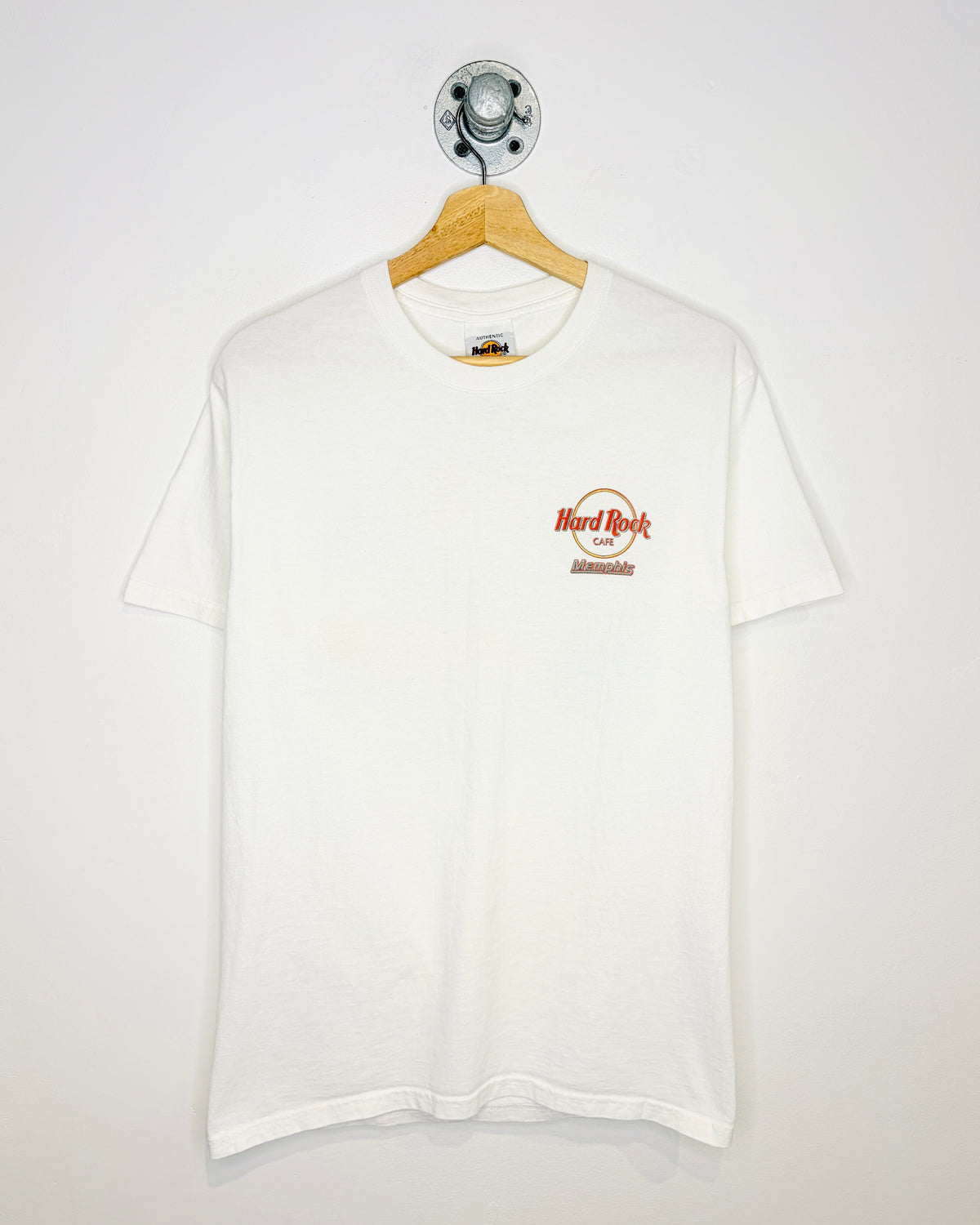 2000s Hard Rock Cafe Memphis White Tee Shirt