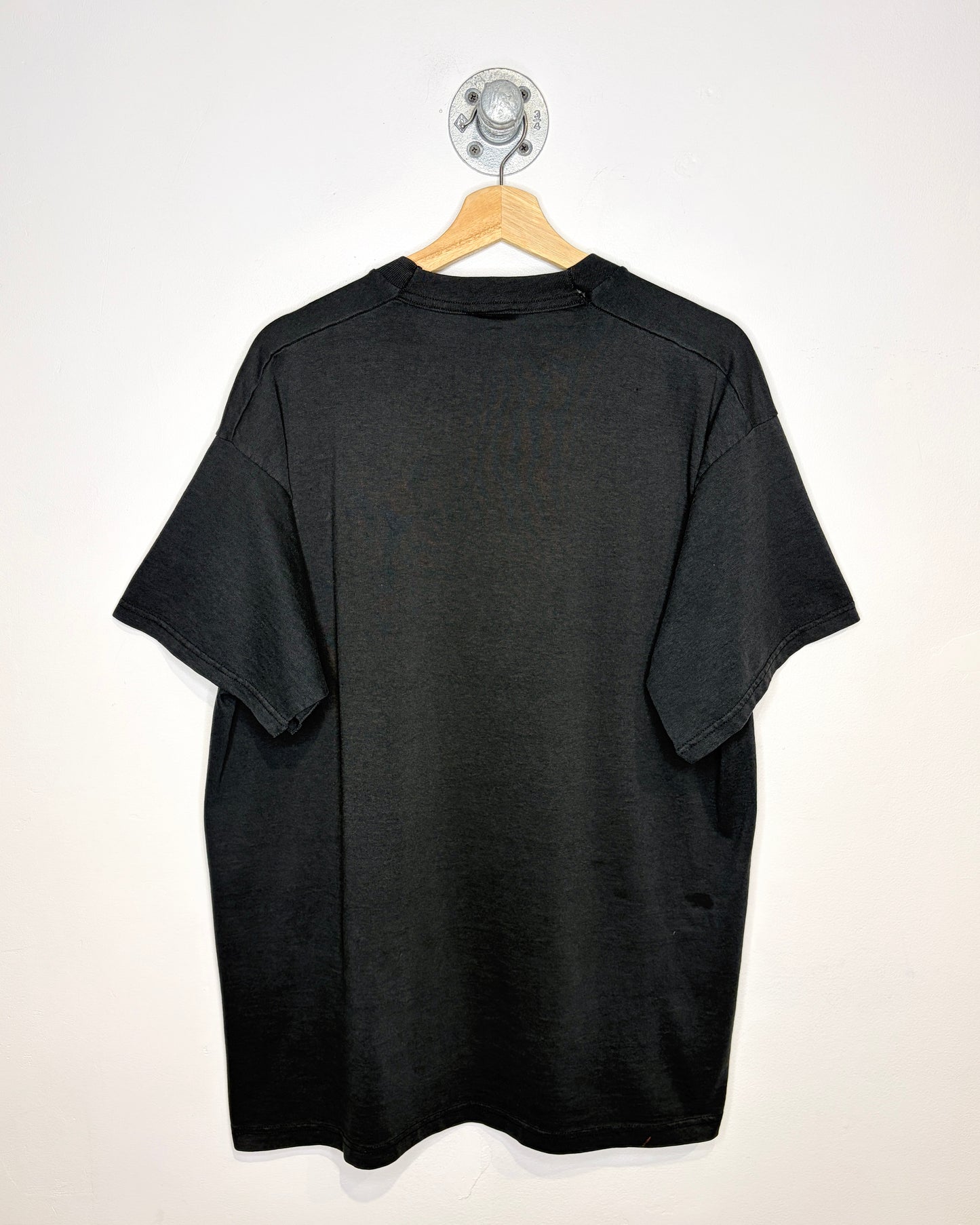Vintage 90s Clive Alberta Hide Out Inn Black Tee Shirt