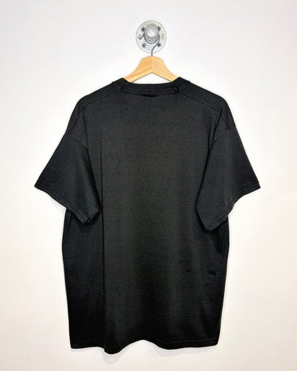 Vintage 90s Clive Alberta Hide Out Inn Black Tee Shirt