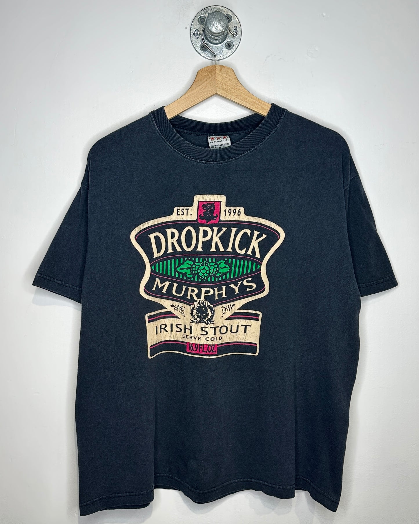 2009 Drop Kick Murphys Australia Tour Black Tee Shirt