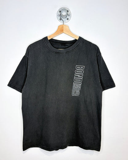 Vintage 2000s Bondi Beach Surf Club Black Faded Tee Shirt