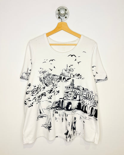 Vintage European Coast White Women’s Tee Shirt