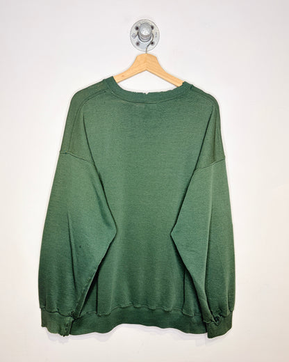 Vintage 1994 Thrashed Green Bay Packers Crewneck Sweatshirt
