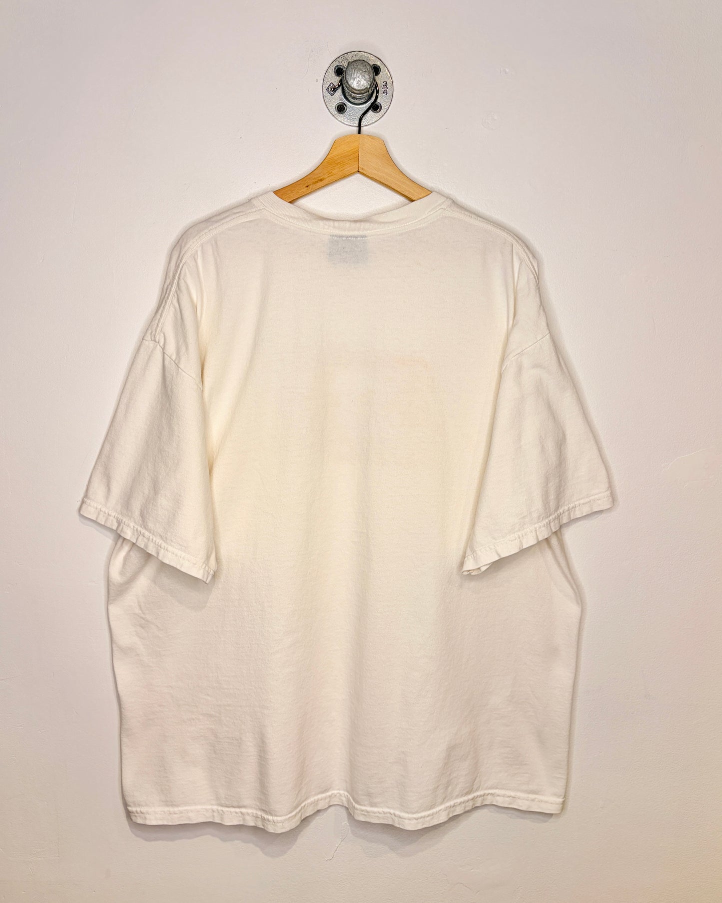 Vintage 2000s “Touch My Monkey?” White Tee Shirt