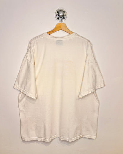 Vintage 2000s “Touch My Monkey?” White Tee Shirt