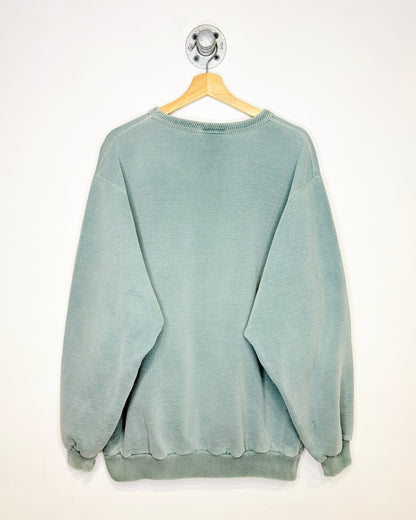 Vintage 90s Northern Elements Faded Green Crewneck Sweatshirt