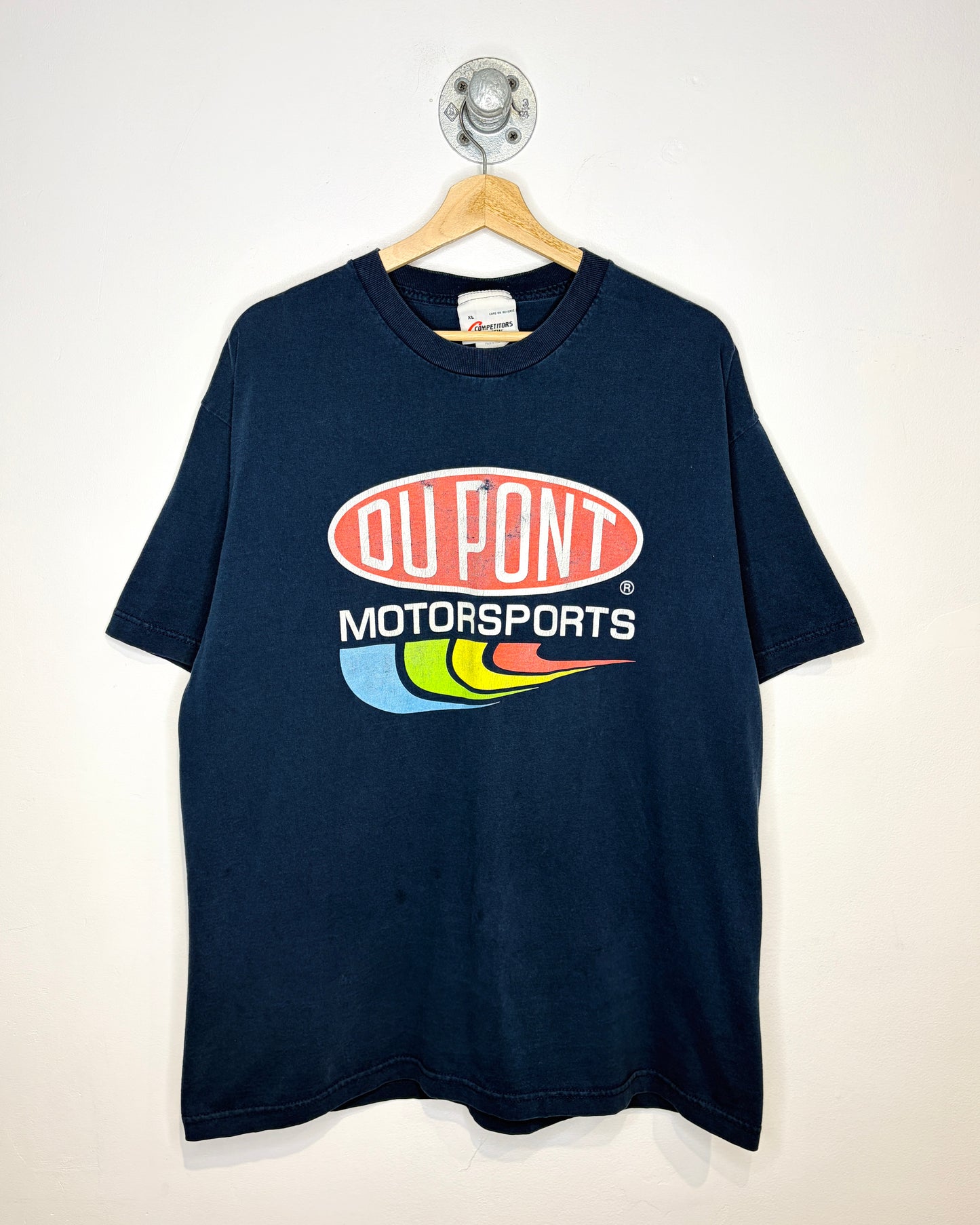 Vintage 2002 Nascar DuPont Motorsports Navy Tee Shirt