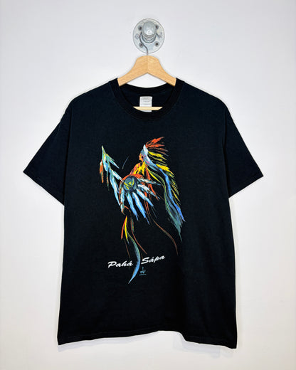2000s Pahá Sápa Graphic Black Tee Shirt