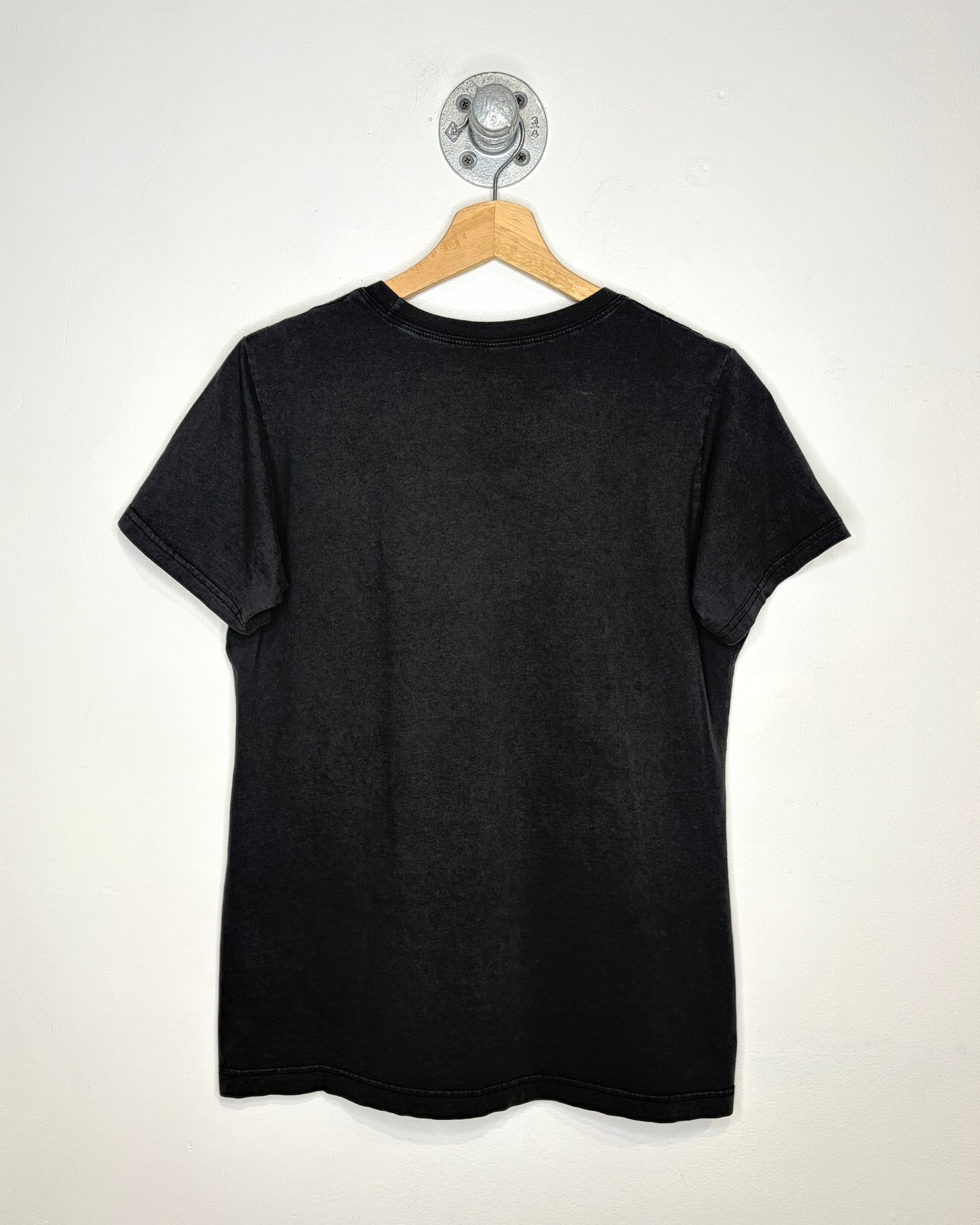 Y2K Women’s Fox Riders Faded Black Tee Shirt