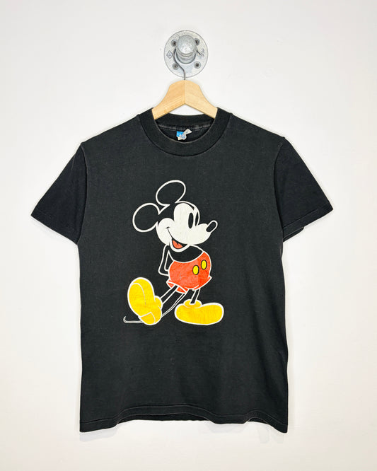 Vintage 90s Women’s Disney Mickey Mouse Black Tee Shirt