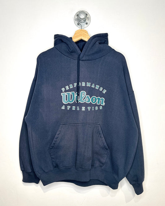Vintage 90s Wilson Althletics Navy Hoodie