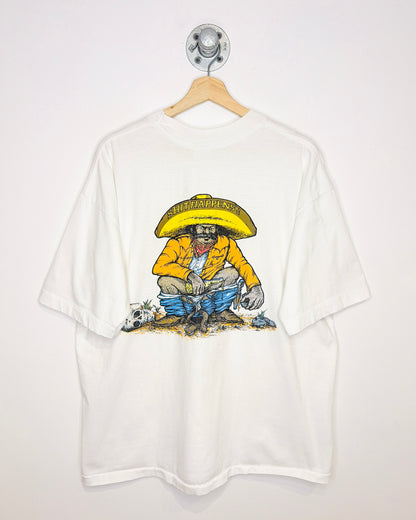 Vintage 90s Puerto Vallarta “Sh*t Happens” White Tee Shirt