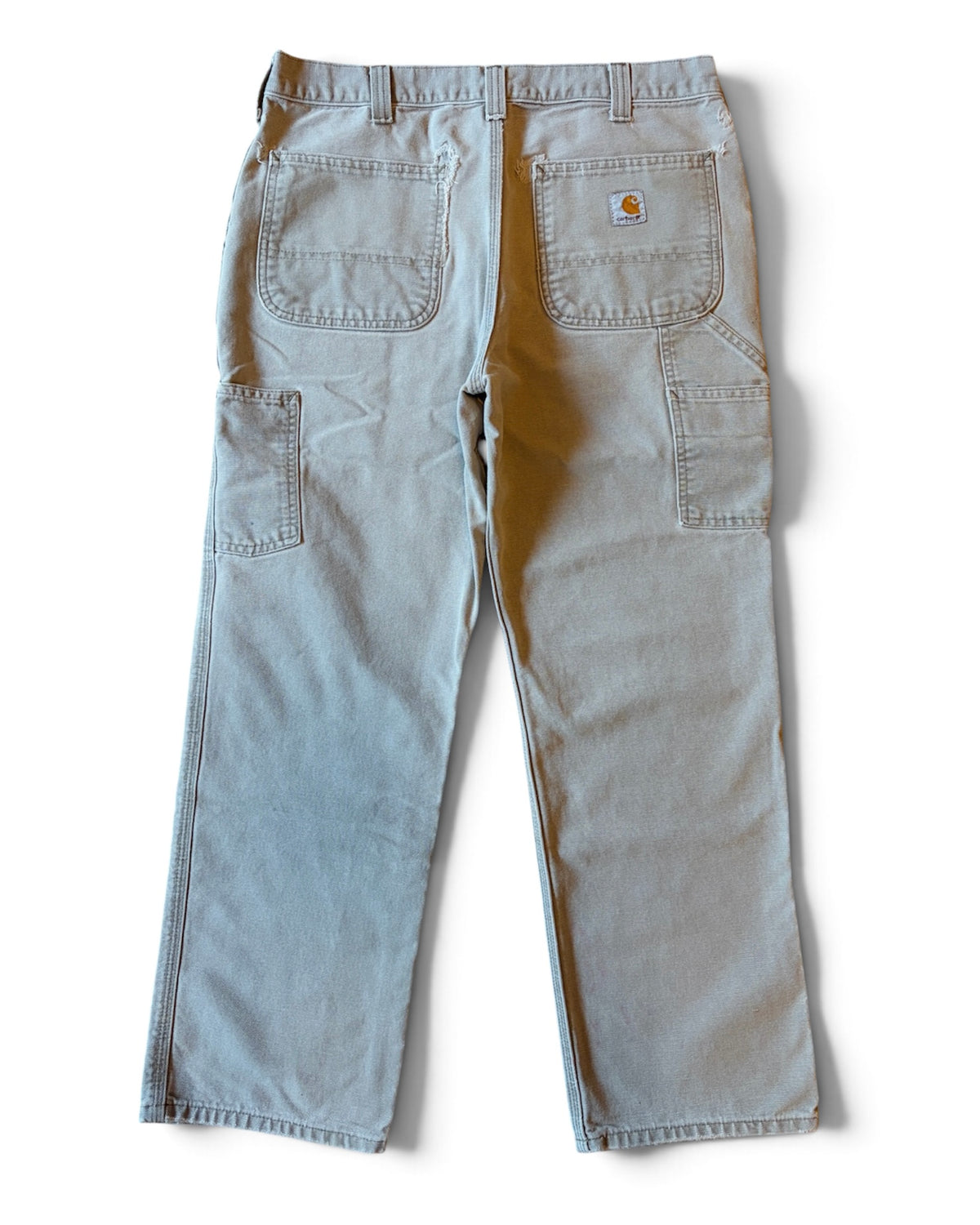 Mid 2000s Carhartt Relaxed Fit Faded Earth Tone Carpenter Pants