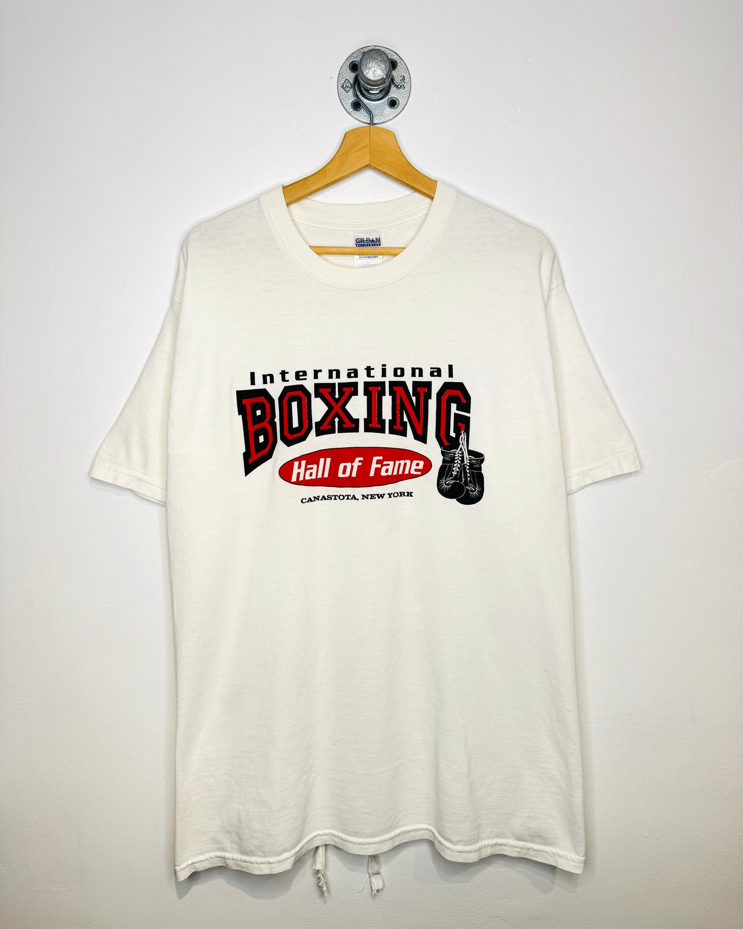 Vintage Boxing Hall Of Fame New York White Tee Shirt