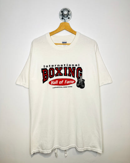Vintage Boxing Hall Of Fame New York White Tee Shirt