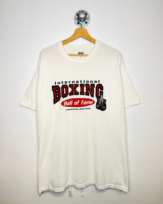Vintage Boxing Hall Of Fame New York White Tee Shirt