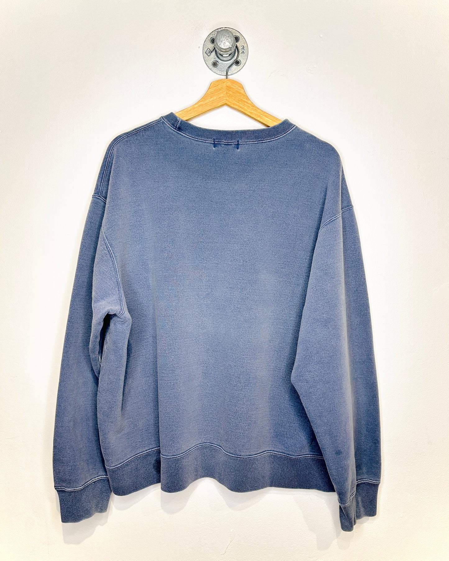 Vintage 1990s Non-Fiction Faded Navy Crewneck Sweatshirt
