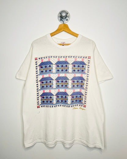 Vintage 90s Home Sweet Home Oregon White Tee Shirt