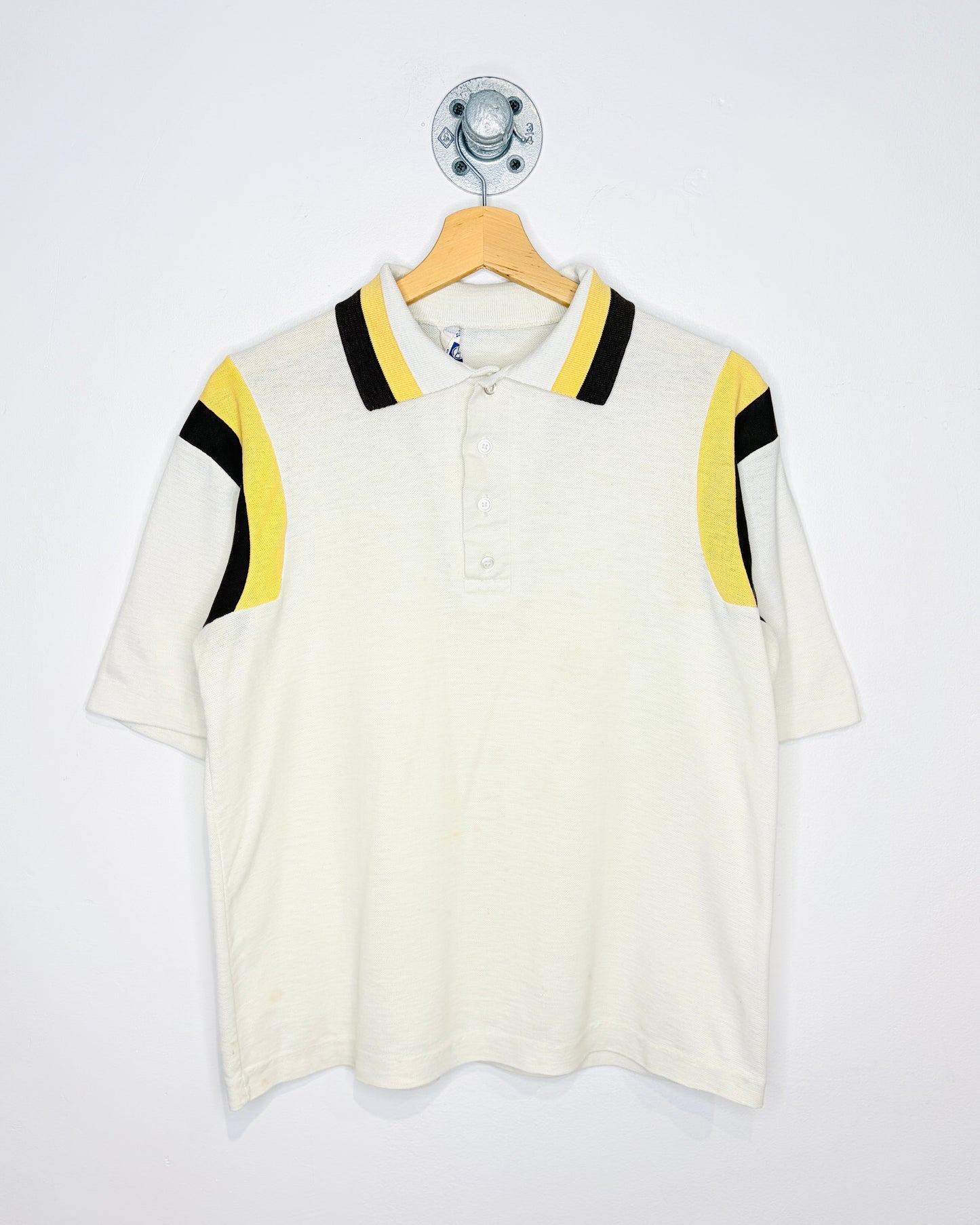 Vintage 70s Catalina White Polo Shirt