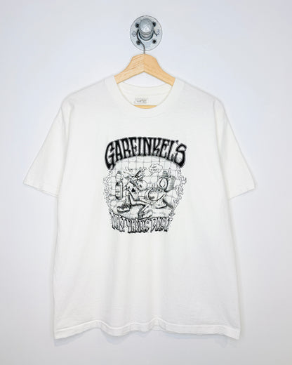 Vintage 90s Garfinkel’s New Years Bash White Tee Shirt